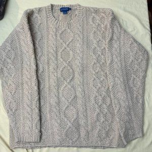 J crew knit 100% wool  chunky sweater size S